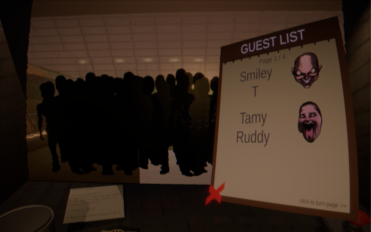 The guest list in MAS-Q